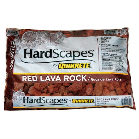 Quikrete Quikrete HardScapes Red Lava Rock Decorative Stone 0.5 cu ft 1175-05